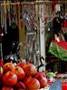 Pomegranates and trinkets, Portobello Market